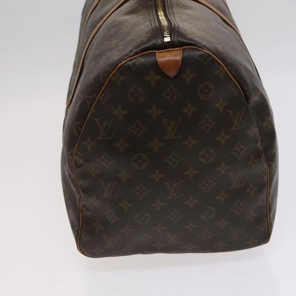 LOUIS VUITTON Monogram Keepall 55 Boston Bag M41424 LV Auth BD364 - Picture 6 of 16
